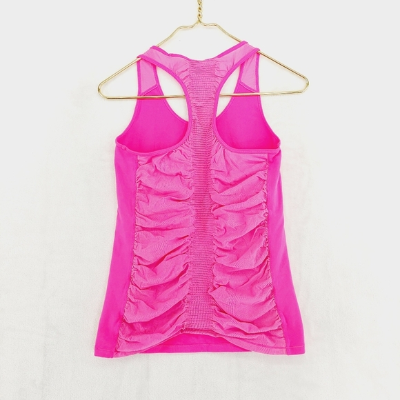 ATHLETA Hot Pink Racer Back Tank Top P6187 - Picture 5 of 8